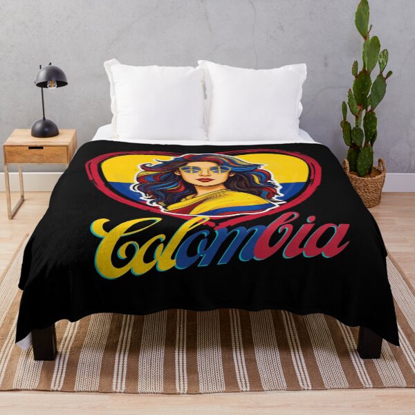 Item preview, Girl Messy Hair Colombia Pride designed and sold by EULALIA Twarog.