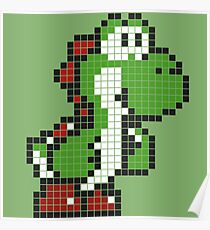 Pixel Yoshi Poster