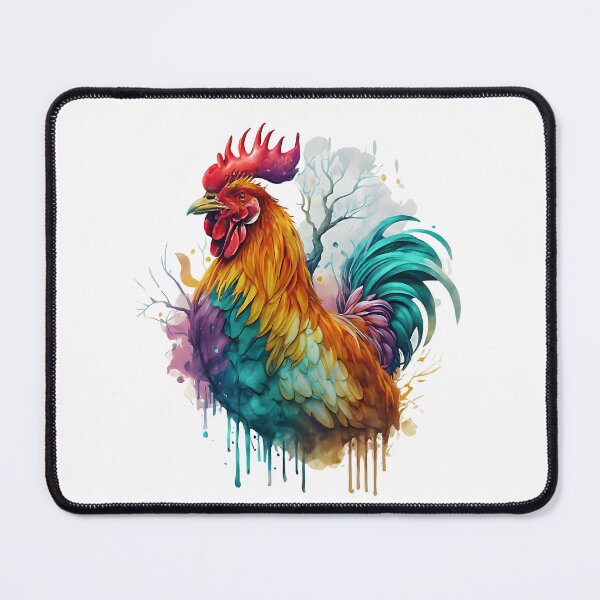 Item preview, Gallic Rooster watercolor art designed and sold by Ann Miu Deluxe.