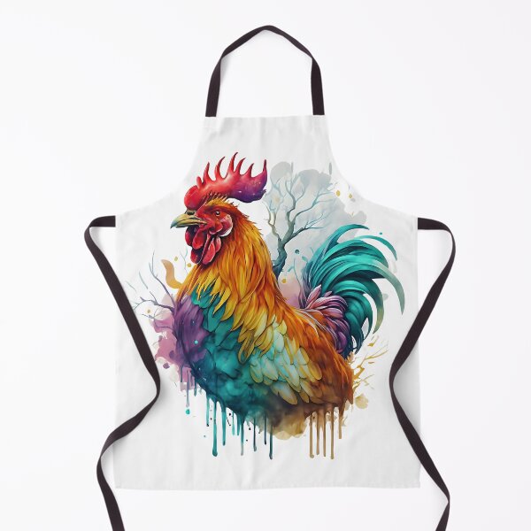 Item preview, Gallic Rooster watercolor art designed and sold by Ann Miu Deluxe.
