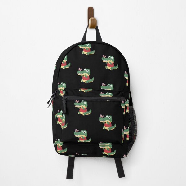 Item preview, Colorful Butterfly Sits on the Mouth of a Crocodile designed and sold by MaateoDesign.