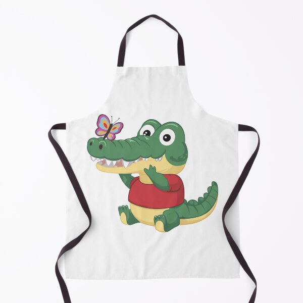 Item preview, Colorful Butterfly Sits on the Mouth of a Crocodile designed and sold by MaateoDesign.