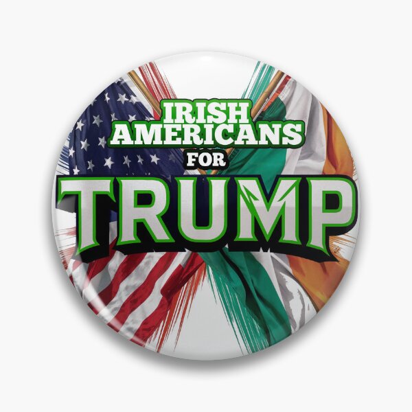 Item preview, Irish Americans for Trump. Donald Trump Supporters Design designed and sold by REAL IRISH GIFTS.