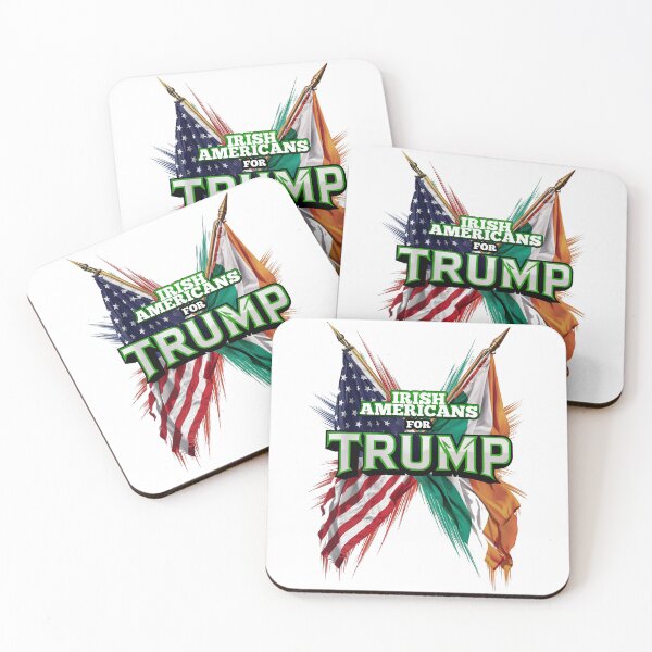 Item preview, Irish Americans for Trump. Donald Trump Supporters Design designed and sold by REAL IRISH GIFTS.