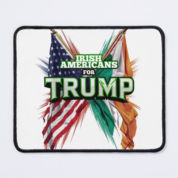 Item preview, Irish Americans for Trump. Donald Trump Supporters Design designed and sold by REAL IRISH GIFTS.