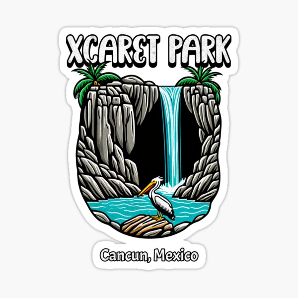 Item preview, Xcaret Park Waterfall, Cancun designed and sold by Rokoyo Prints.
