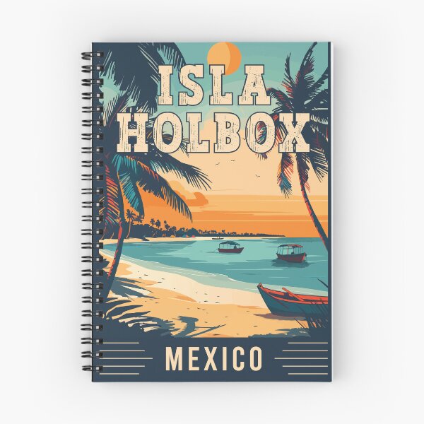 Item preview, Discover Paradise on Isla Holbox in Mexico Vintage Travel Art designed and sold by turtlestart.