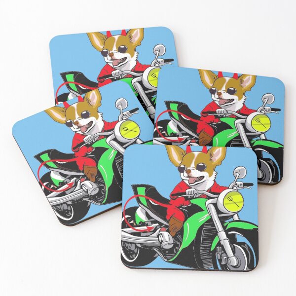 Item preview, Devil Chihuahua Riding Motorcycle designed and sold by saintstreetldn.