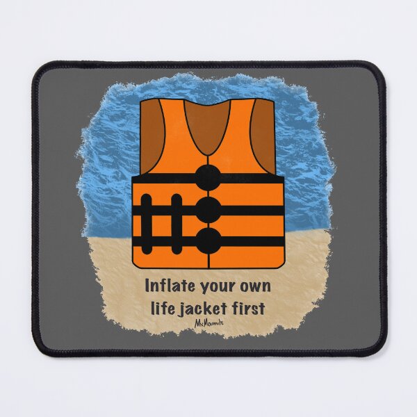 Item preview, Inflate Your Own Life Jacket First designed and sold by HouseOfMxTakes.