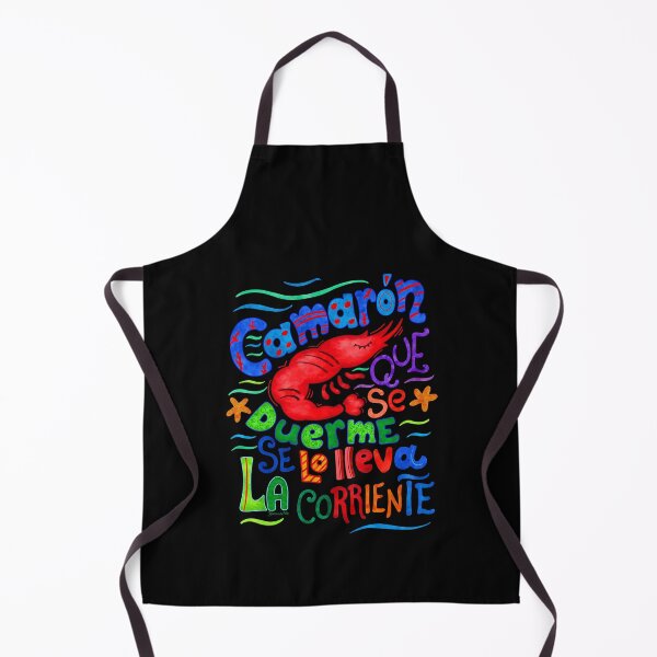 Item preview, Mexican Proverb "Camarón que se duerme se lo lleva la corriente" designed and sold by DinorahAle.