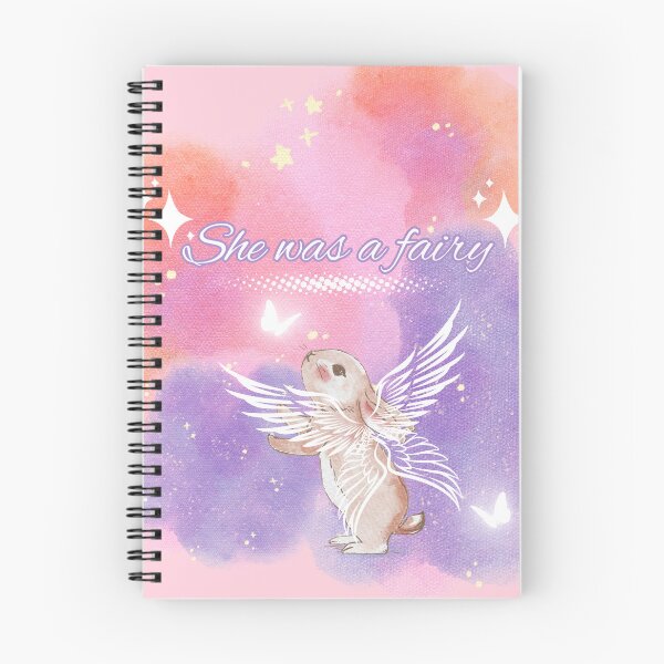 Item preview, She was a fairy - bunny, pink, cute, magical, fantasy designed and sold by Eternity Eventually.