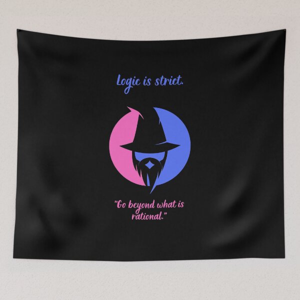 Item preview, Logic is strict. GO BEYOND WHAT IS RATIONAL. designed and sold by RED-MOUSE.