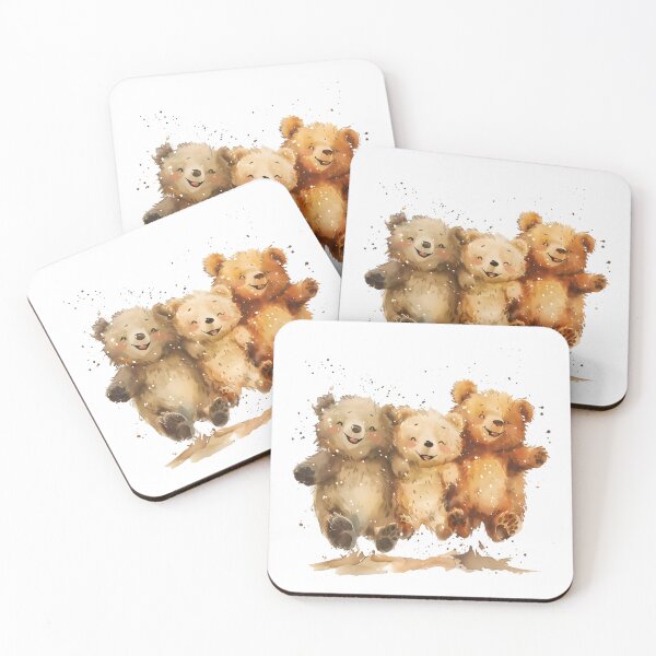 Item preview, Charming Baby Bears: Watercolor Bliss designed and sold by AI-Only Creations.
