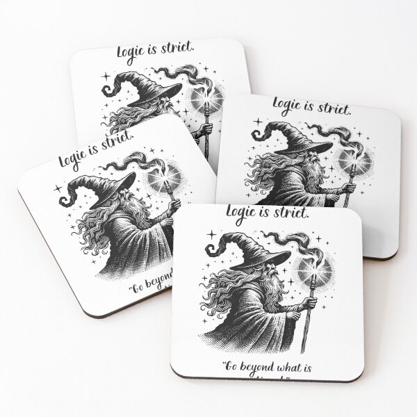 Item preview, Logic is strict. GO BEYOND WHAT IS RATIONAL. designed and sold by RED-MOUSE.