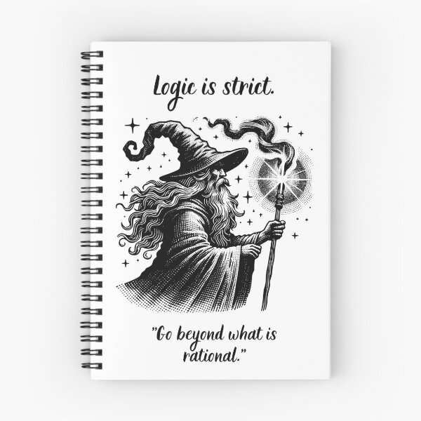 Item preview, Logic is strict. GO BEYOND WHAT IS RATIONAL. designed and sold by RED-MOUSE.