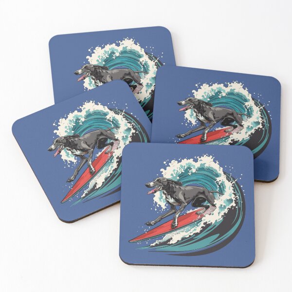 Item preview, Surfing Greyhound designed and sold by VelvetRoom.