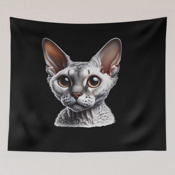 Item preview, Devon Rex Cat Tee - Unique Breed Design designed and sold by IKOK.