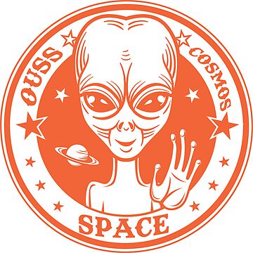 Artwork thumbnail, Orange Alien by OussCosmos ⭐️⭐️⭐️⭐️⭐️