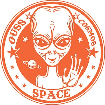 Artwork thumbnail, Orange Alien by OussCosmos ⭐️⭐️⭐️⭐️⭐️