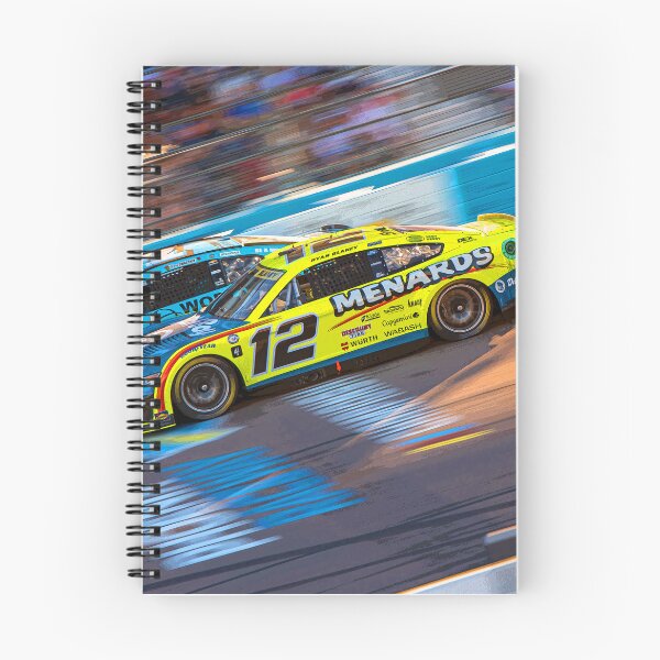 Item preview, Ryan Blaney vs Ross Chastain racing their Nascar Cup Cars at Phoenix Speedway abstract designed and sold by Rodissimus1984.