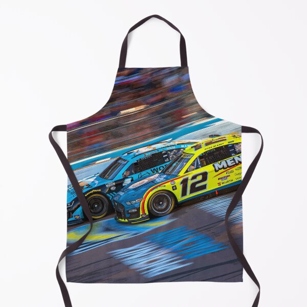 Item preview, Ryan Blaney vs Ross Chastain racing their Nascar Cup Cars at Phoenix Speedway abstract designed and sold by Rodissimus1984.
