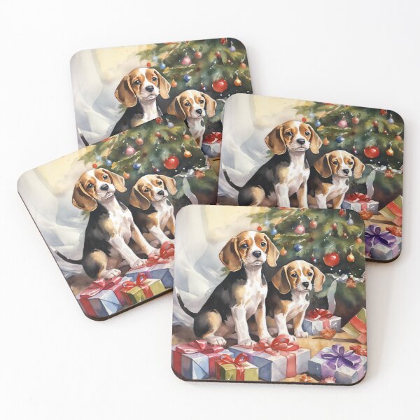 Item preview, Christmas Beagle Puppies designed and sold by Samuelsboro.