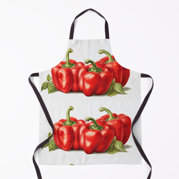 Item preview, Three Red Pepper illustration designed and sold by Roxane Bay.