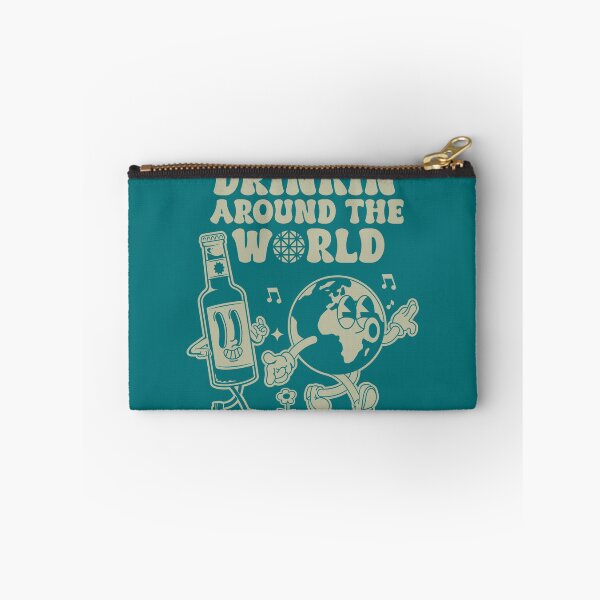 Item preview, Drinkin' around the world  designed and sold by MadeUpHoliday.