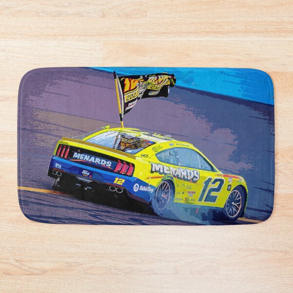Item preview, Ryan Blaney celebrating by doing donuts in his 2023 Nascar Cup Car watercolor designed and sold by Rodissimus1984.