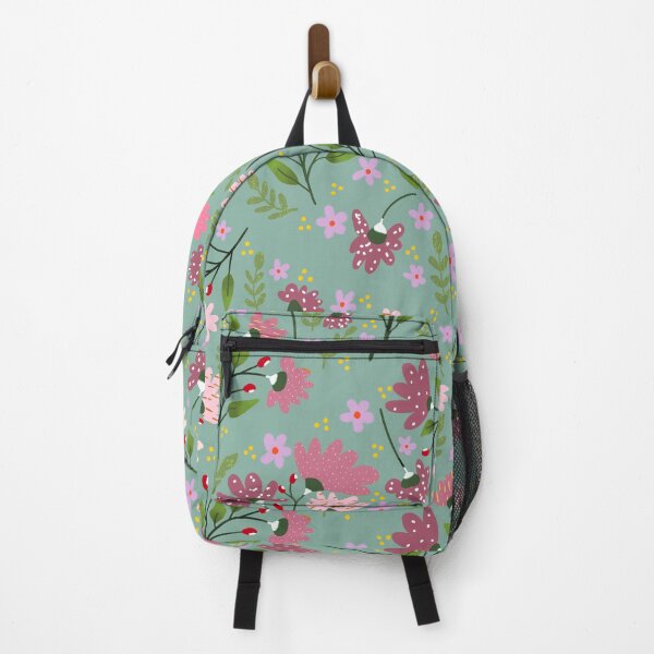 Item preview, Floral Whimsy on Teal designed and sold by Sheila McDowell Design.