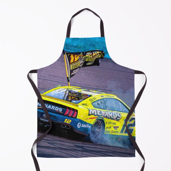 Item preview, Ryan Blaney celebrating by doing donuts in his 2023 Nascar Cup Car abstract designed and sold by Rodissimus1984.