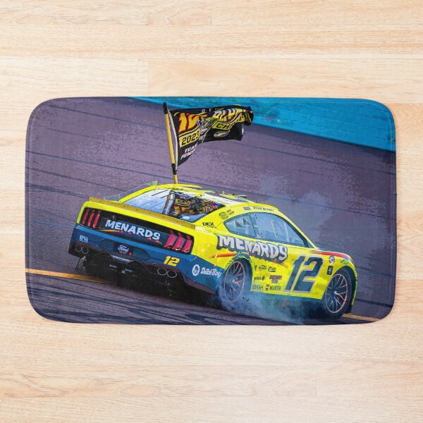 Item preview, Ryan Blaney celebrating by doing donuts in his 2023 Nascar Cup Car abstract designed and sold by Rodissimus1984.