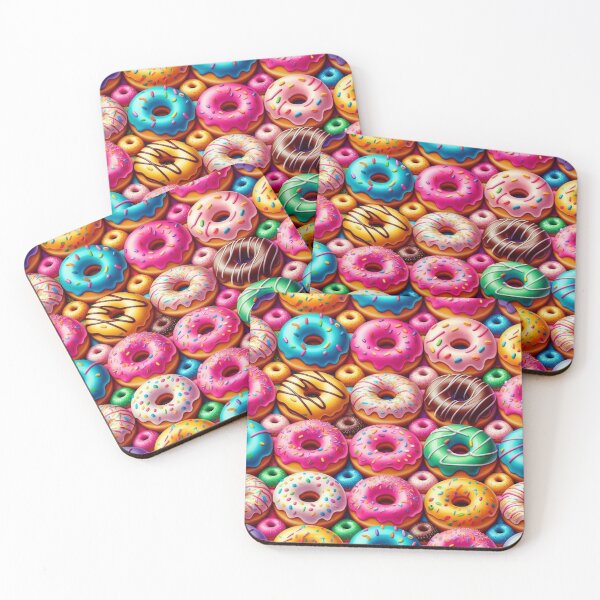 Item preview, Colorful Donuts Wallpaper designed and sold by KTGim.