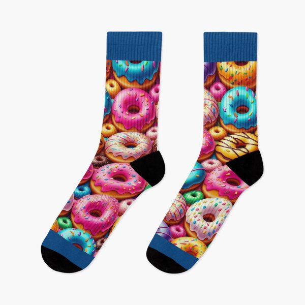 Artikelvorschau, Bunte Donuts Hintergrund entworfen und verkauft von KTGim.