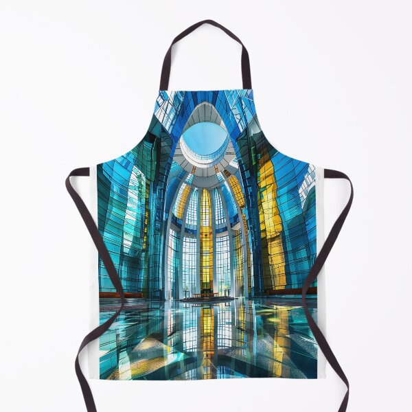 Item preview, Modern architectural glass dome with colorful reflections. designed and sold by Artessie.