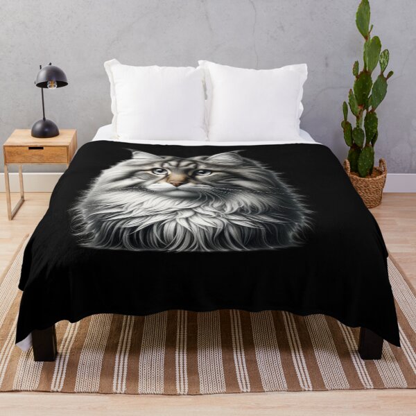 Item preview, Norwegian Forest Cat Tee Shirt Design designed and sold by IKOK.