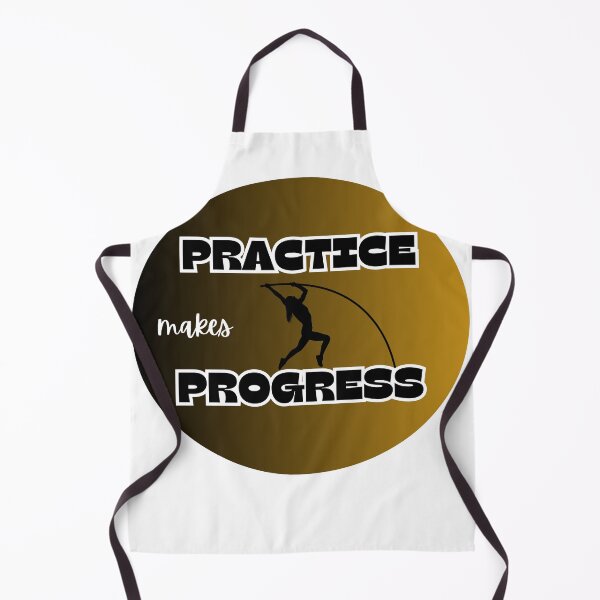 Item preview, practice is progress, pole vault designed and sold by IFarty.