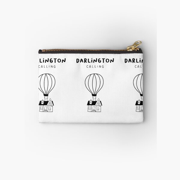 Item preview, Darlington Calling - Fun Hot Air Balloon and House Drawing | City in England / UK designed and sold by RM-Journey.