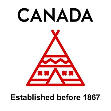 Artwork thumbnail, Canada Established Before 1867 Silhouette Light-Color by TinyStarCanada