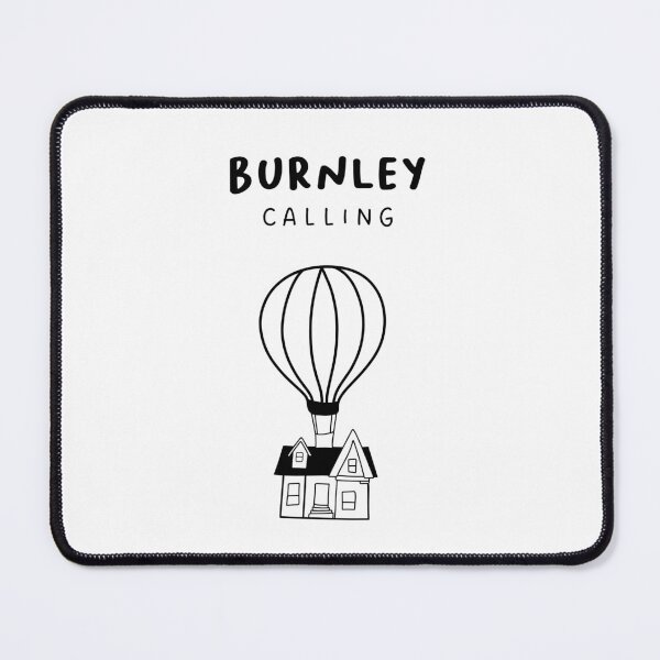 Item preview, Burnley Calling - Fun Hot Air Balloon and House Drawing | City in England / UK designed and sold by RM-Journey.