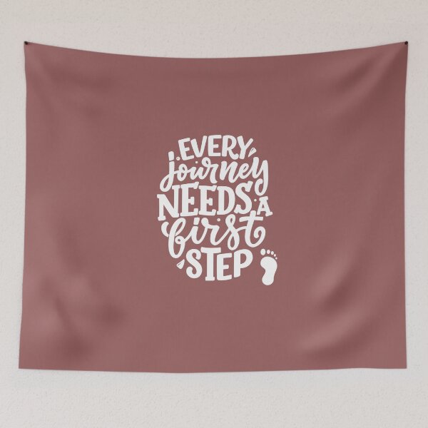 Item preview, Every Journey Needs A First Step designed and sold by TrendzJA.
