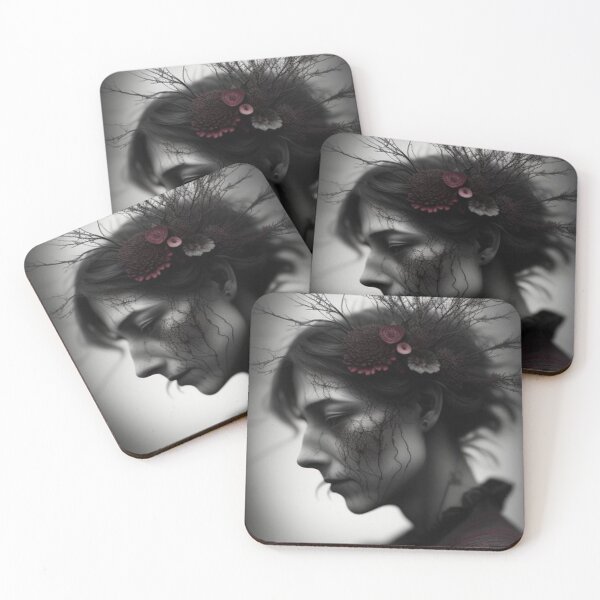 Item preview, Dark Abstract Portrait designed and sold by TheDarkWardrobe.