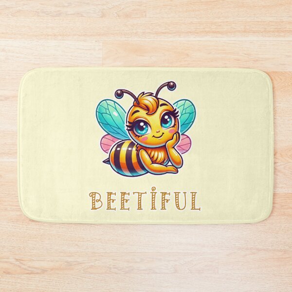 Item preview, Beetiful - bee wordplay, bee pun designed and sold by Funny-Banana.