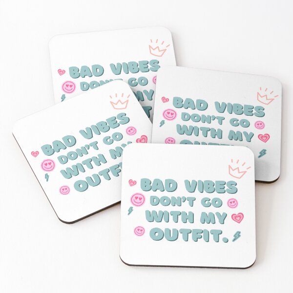 Item preview, Bad Vibes Don't Match My Outfits designed and sold by HELL0WBELLO.