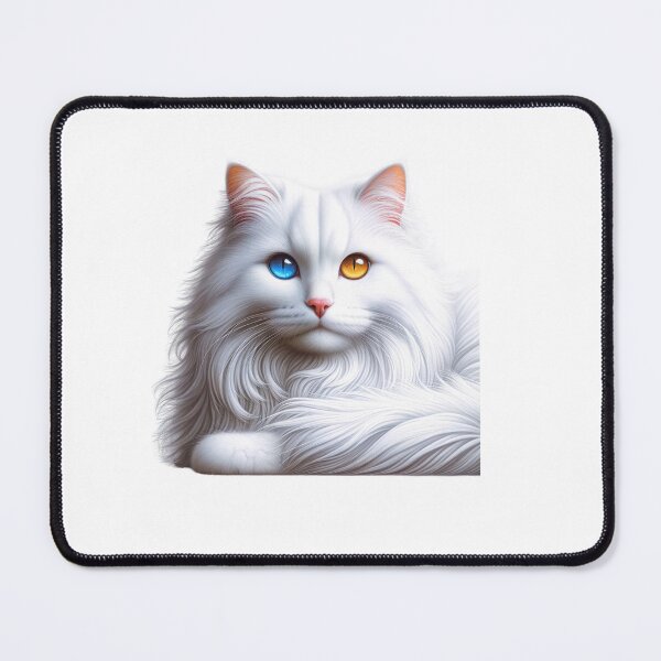 Item preview, Turkish Van Cat Tee Shirt Blue Orange designed and sold by IKOK.