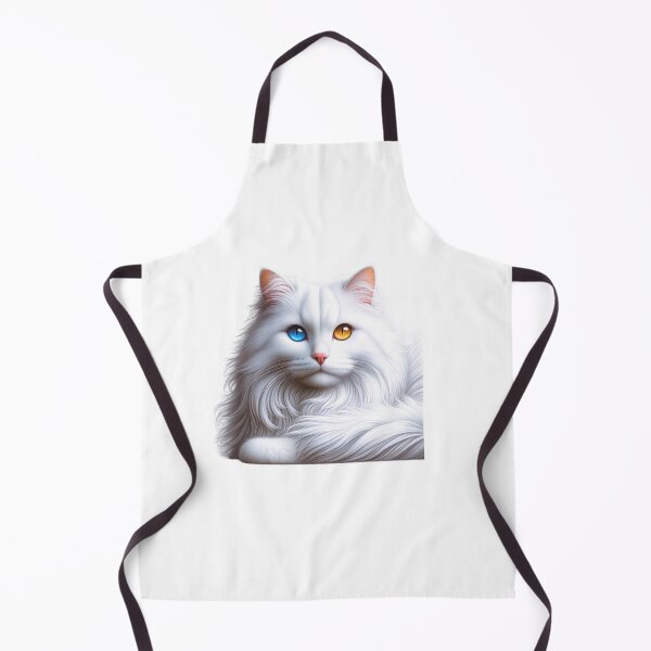 Item preview, Turkish Van Cat Tee Shirt Blue Orange designed and sold by IKOK.