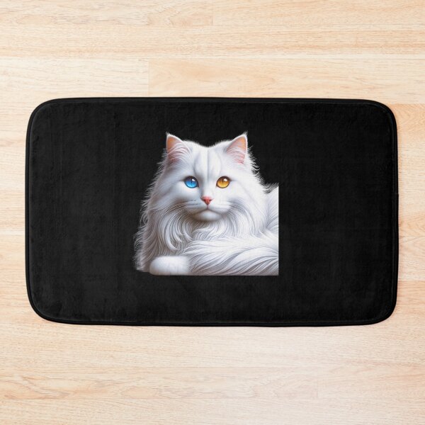 Item preview, Turkish Van Cat Tee Shirt Blue Orange designed and sold by IKOK.