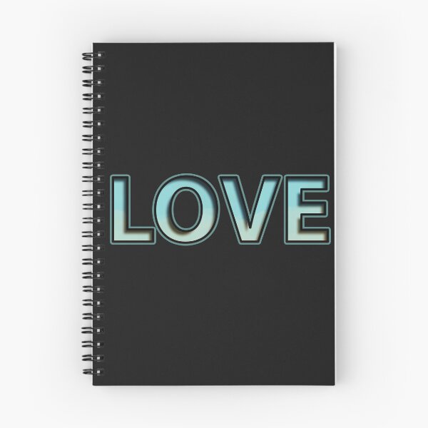 Item preview, Beach Breeze: Blue and Sand Color "Love" Design on Black Background designed and sold by Trend-Dify.