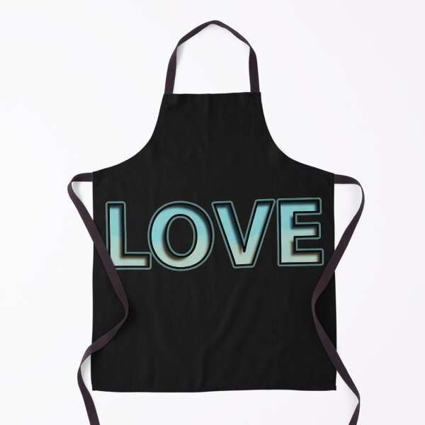 Item preview, Beach Breeze: Blue and Sand Color "Love" Design on Black Background designed and sold by Trend-Dify.