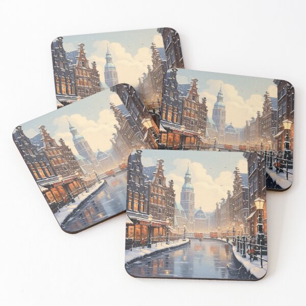 Item preview, Snowy Amsterdam designed and sold by Rtymer.